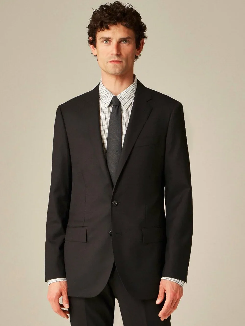 J.CREW LORO PIANA Ludlow slim fit 2 pc suit 38R/31x32 Black - Picture 2 of 15